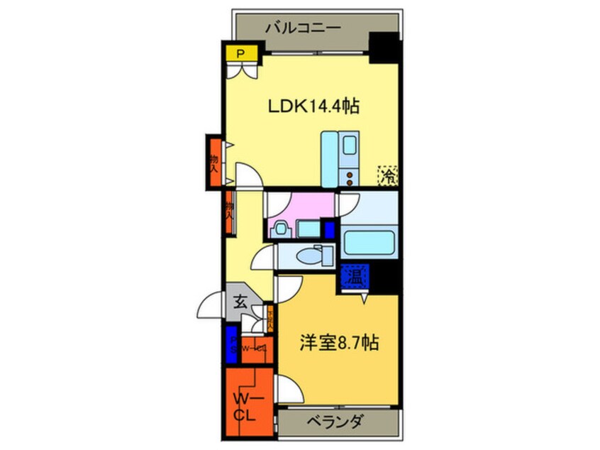 間取図 Ｉ－ａｒｔｅ七条大宮