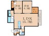 ShaMaison Grande Albero 2LDKの間取り
