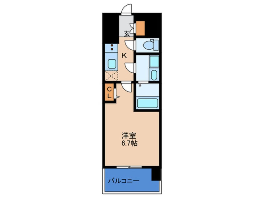 間取図 CRESTTAPP野田(302)