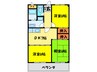 真田マンション 3DKの間取り