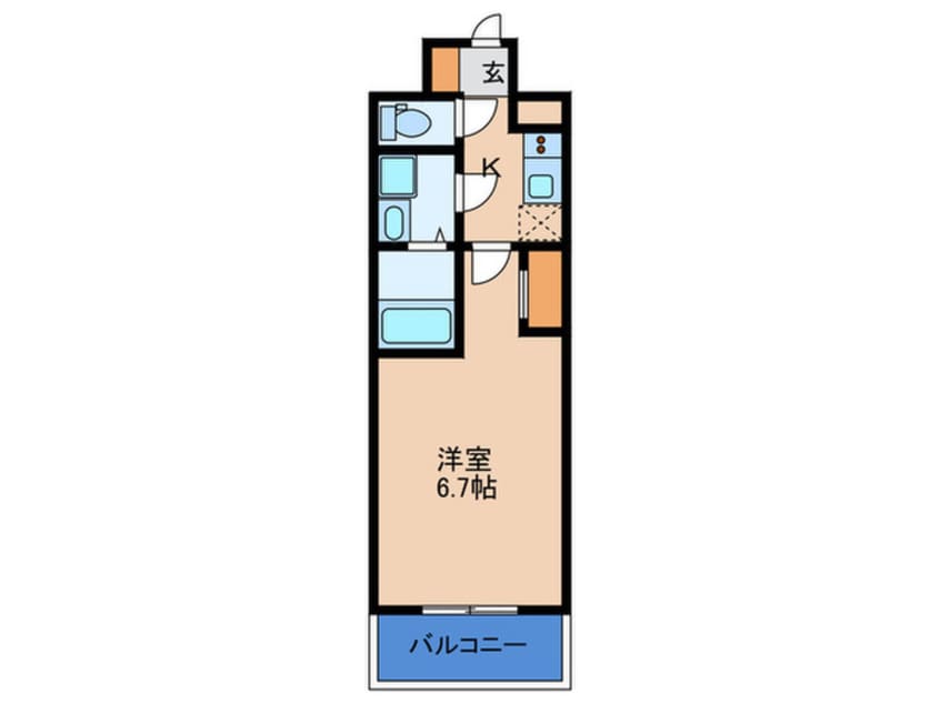 間取図 CRESTTAPP野田(303)