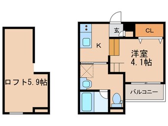 間取図 ウィステリアージュ塚口