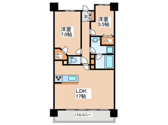 間取図 CITY　SPIRE難波グレイス