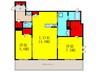 シャーメゾンコート 2LDKの間取り