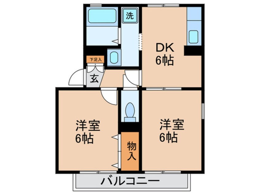 間取図 セジュールＭ