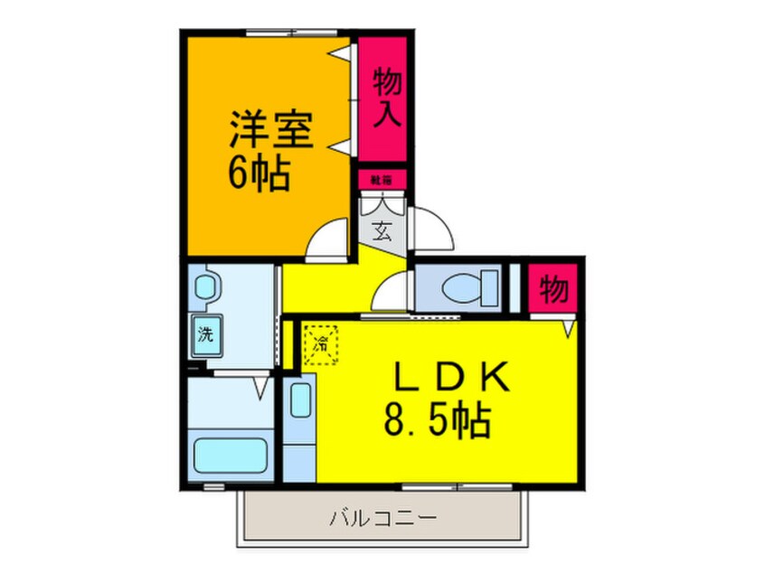 間取図 セジュールＭ