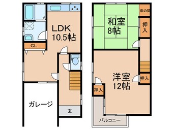 間取図 板原町4丁目戸建