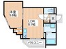 クリエオーレ中野本町 1LDKの間取り