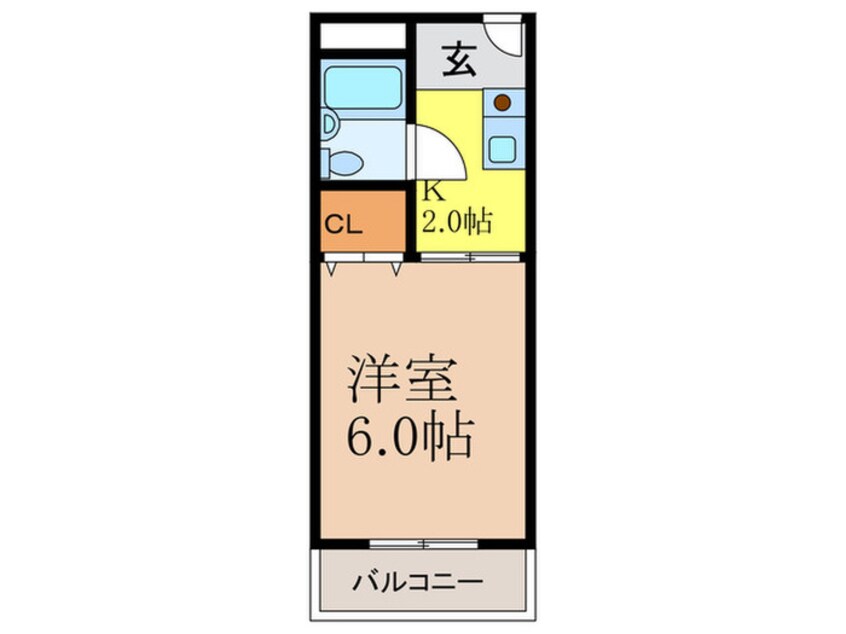 間取図 ハイツカメリア