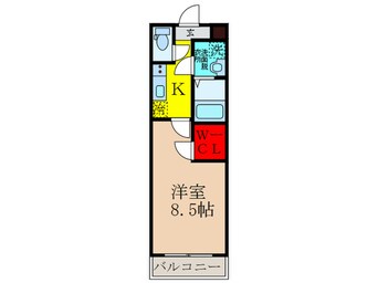 間取図 フジパレス吹田ウエストⅤ番館