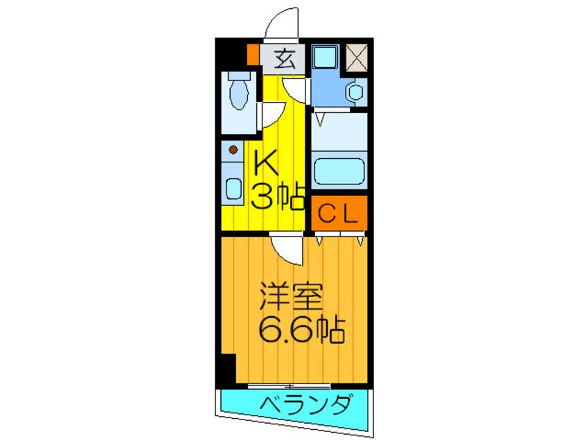 間取図 サンライズ大和田
