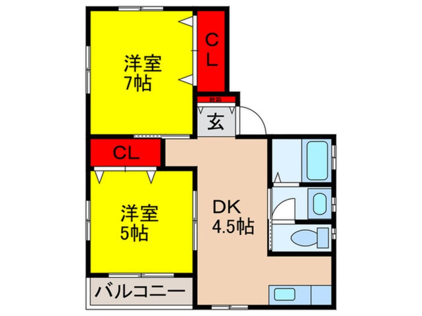 間取図 秀島マンション