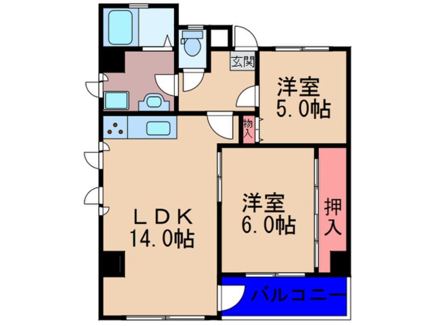 間取図 ロベリア弐番館