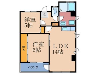 間取図 ロベリア弐番館