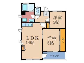 間取図 ロベリア弐番館