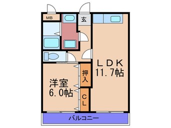 間取図 ロベリア弐番館