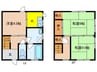 山本2戸1 3Kの間取り