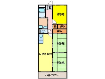 間取図 セントポ－リア奥田　南館