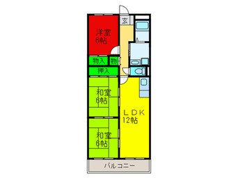 間取図 セントポ－リア奥田　南館