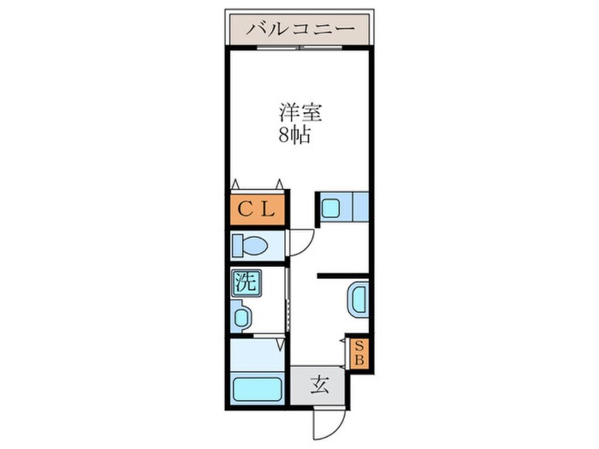 間取図 ヴァロ－レ桂