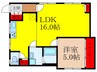 城南一丁目住宅 1LDKの間取り