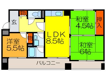 間取図 ヴェルドミール