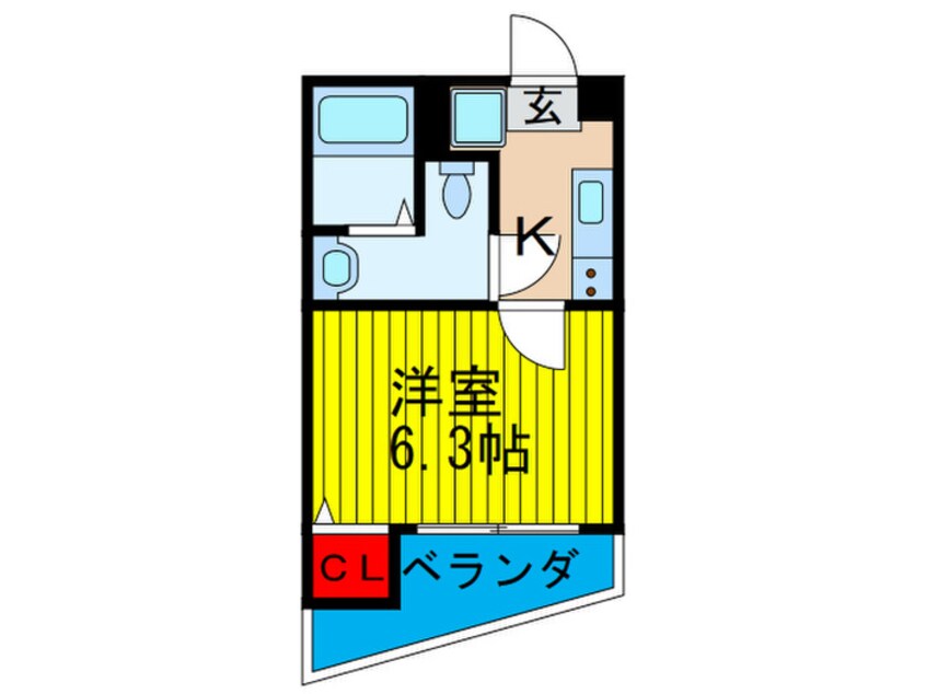 間取図 フルグランテ馬場町