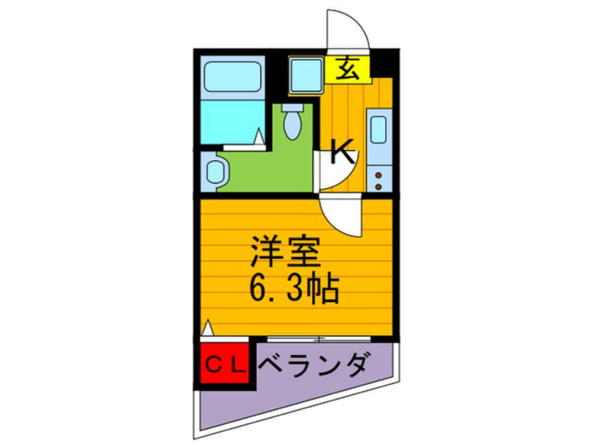 間取図 フルグランテ馬場町