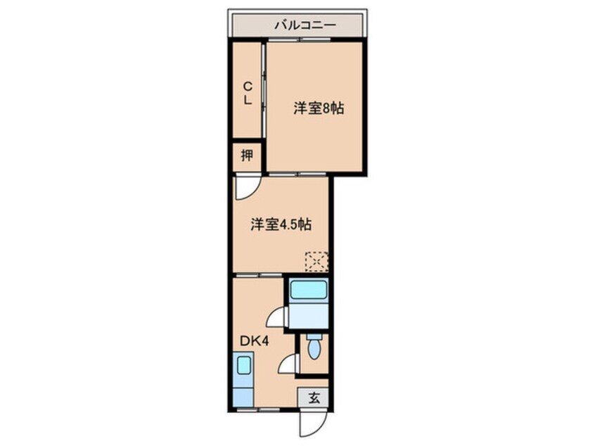 間取図 メゾン緑ヶ丘