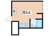 スタ－２１巽南 1Rの間取り
