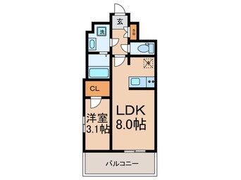 間取図 ArtizA王子公園D.C.
