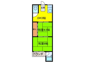 間取図 阪神ハイツ(北)