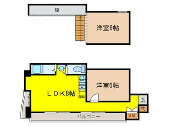 間取図 生田リバーハイツ