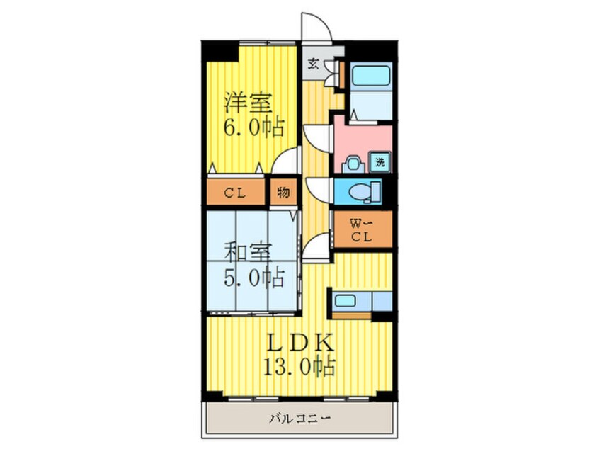 間取図 ロイヤルメドウ