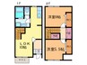 コ－ポ寒田 2LDKの間取り