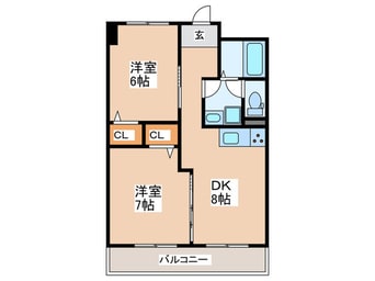 間取図 渡辺芦原ビルマンション