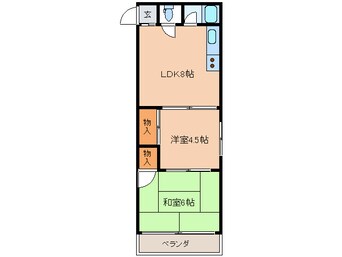 間取図 カーサビアンカ