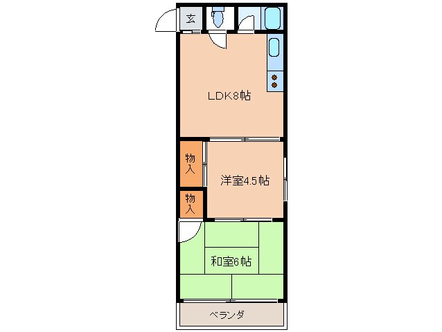 間取り図 カーサビアンカ