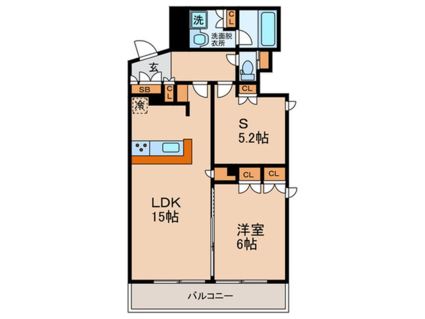 間取図 Noire北堀江