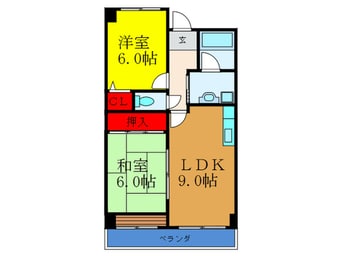 間取図 パレ　エレガンテ