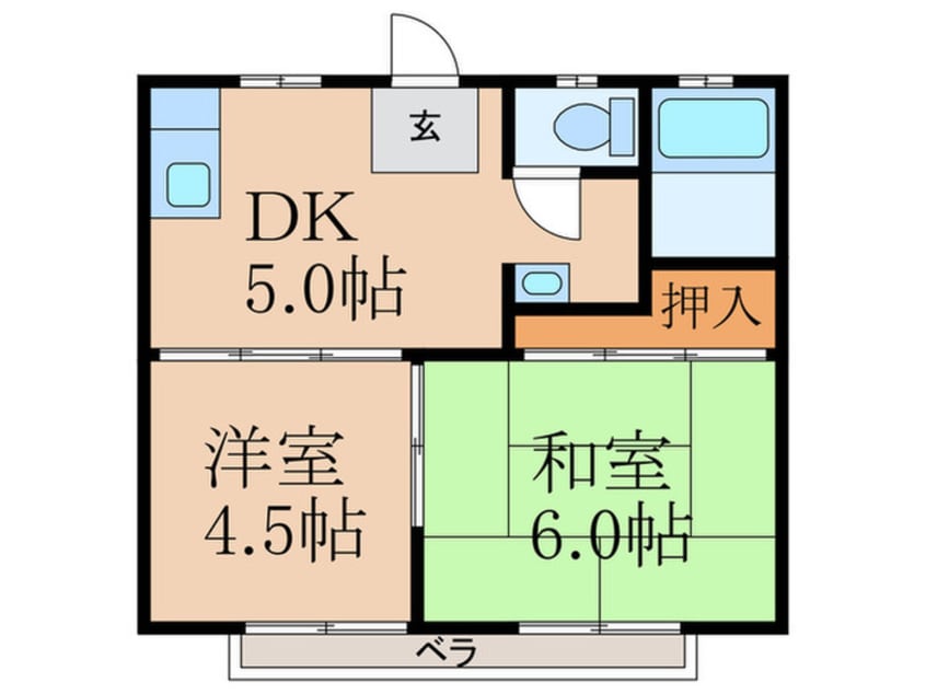 間取図 サングリ－ンハイツ