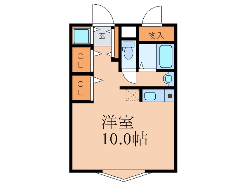 間取図 江坂アパートメント