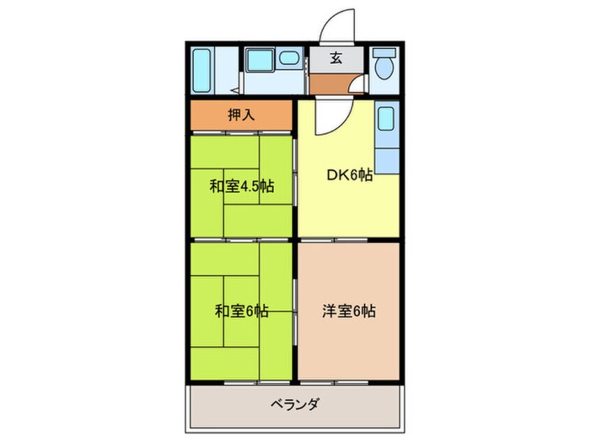 間取図 ハイツ柏