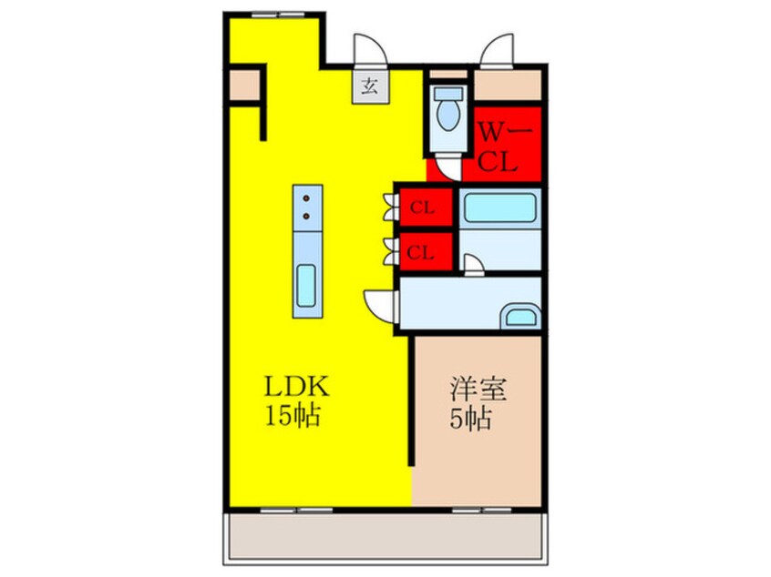 間取図 南茨木ハイタウン東奈良E棟(109)