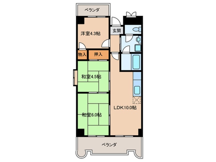 間取り図 メゾンドソレイユ