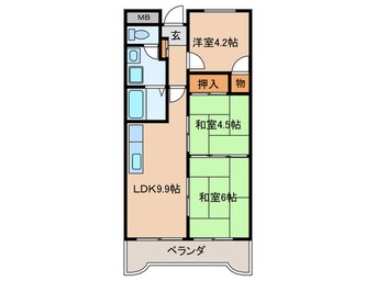 間取図 メゾンドソレイユ