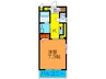 Ｅｎｇａｇｅ　Ｔ－Ｓｔｙｌｅ 1Kの間取り