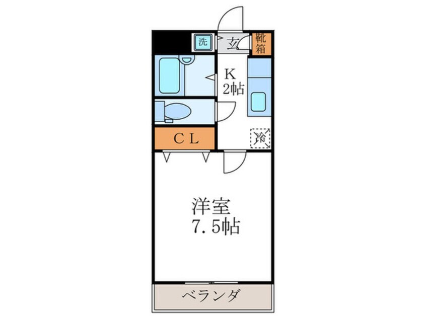 間取図 パサディナパーク
