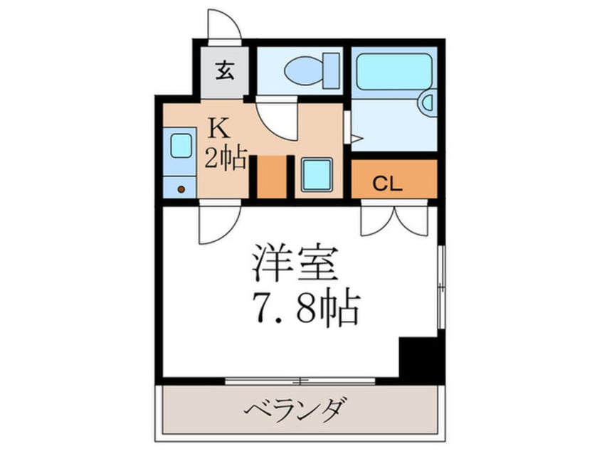 間取図 ＣＯＺＹスチューデントジュラク