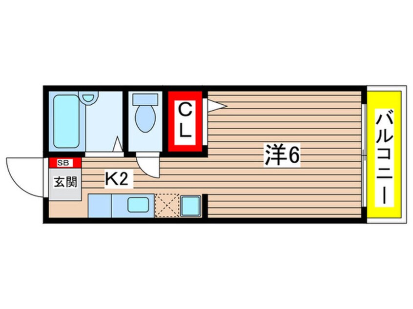 間取図 エーデルハイムオカモト